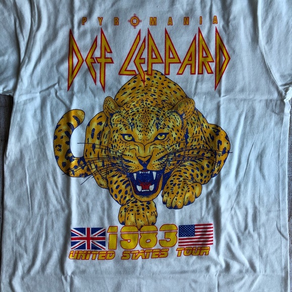 Def Leppard T-shirt White - Picture 5 of 6